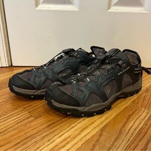 Salomon Techamphibian Trail Hiking Shoes Men’s 11 Blue Gray Black